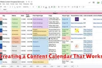 Creating a Content Calendar That Works